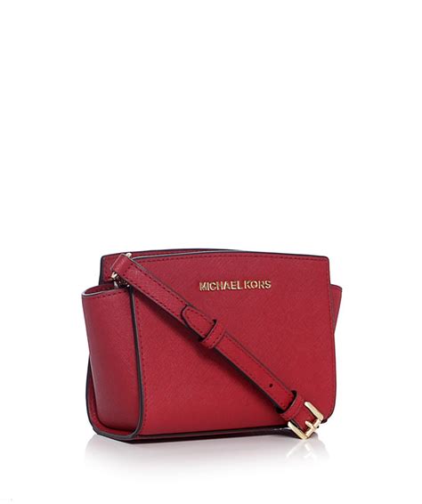 michael kors selma mini red|michael kors selma mini crossbody.